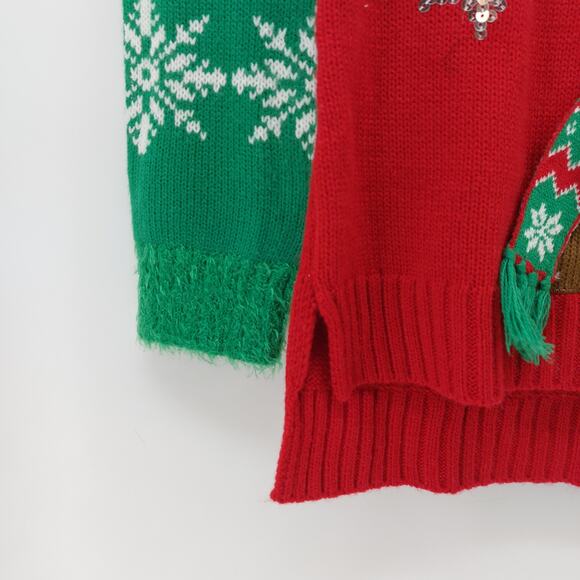 33 Degree Ugly Christmas Sweater Cool Reindeer Ornaments M - Picture 8 of 15